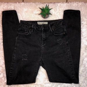 black distressed moto jamie jeans